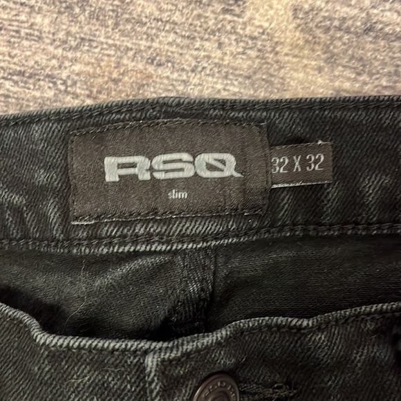RSQ SLIM BLACK SKINNY JEANS - Picture 4 of 8